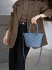 Bolsa feminina de couro de vaca de camada superior, bolsa tiracolo de ombro único, bolsa feminina moderna, popular, multifuncional, grande capacidade, couro macio