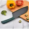 Faca Serrilhada de Aço Inoxidável Doméstica de Cozinha Multifuncional para Cortar Batatas Dente de Lobo Faca Ondulada Langya 9C