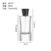 Botella de Perfume de Vidrio en Stock 80ml Botella Portátil de Recarga de Perfume Spray Continuo Botella Transparente de Muestra Botella Vacía