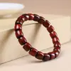 Pulsera de Madera de Agarwood Qinan Abalorios de Corte Recto Juguete de Moda Abalorios de Buda de 8 mm Pulsera Juguete para Hombres y Mujeres Parejas Joyería Antigua