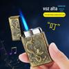 DK6618 relevo Dragon Steel som reto mais leve personalidade à prova de vento criativo Dragon som mais leve atacado