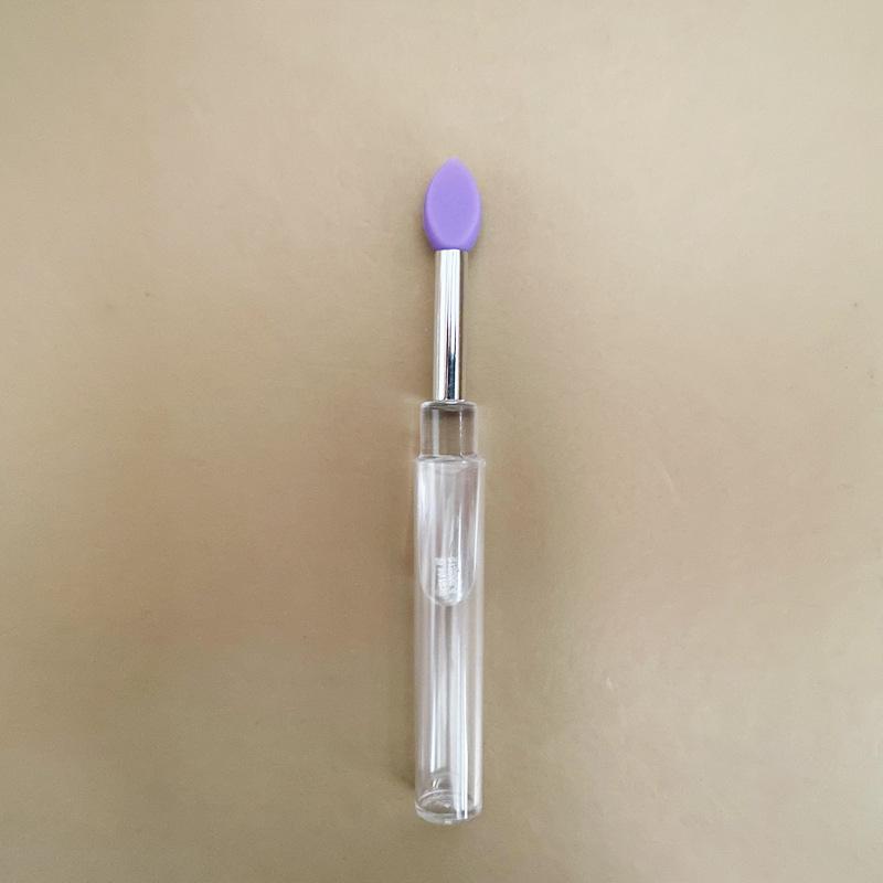 2014透明带盖短柄紫色