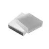 Disipador de calor LED de aluminio 100*80*26.8mm diente denso disipador de calor amplificador de potencia bloque de aluminio de disipación de calor DIY
