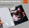 Película Holográfica Autoadhesiva para Laminación en Frío A4, Película Protectora de Vinilo para Scrapbooking DIY Manualidades Hechas a Mano