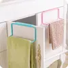 Puerta de Gabinete Toallero de Barra Sencilla Plástico Sin Costuras Colgador de Trapos Barra para Toallas Colgador Multifuncional Estante de Almacenamiento