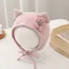 Touca de Bebê para Outono e Inverno, Gorro Quente, Touca Fofa e Adorável que Protege as Orelhas, Algodão Puro, Confortável, Touca de Bebê da Moda