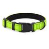 Collar para Perros Transfronterizo con Forro de Tela de Buceo, Correa de Nylon de Color Sólido para Mascotas, Collar Antiescape para Perros Grandes