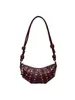 Bolso Croissant Tachonado de Lujo Ligero para Mujer, Nuevo Modelo 2026 Versátil Bolso de Hombro Cruzado, Bolso de Mano para Viajar, Bolso Canasta Tote