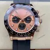 Reloj para Hombre Rolex Daytona Serie 40mm Multifuncional Cronógrafo Incrustado de Diamantes Mecánico Totalmente Automático Aliexpress