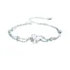 Pulsera de Trébol de Cuatro Hojas Amado, Estilo Coreano Nicho Lujo Ligero Gama Alta Ins Pulsera de Oro Rosa, Regalo Qixi