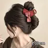Presilha de Garra de Pelúcia Outono e Inverno Fofa Desenho Animado Presilha de Cabelo para Mulheres Grande Parte de Trás da Cabeça Presilha de Tubarão para Cabelo Grampo de Cabelo Grampo de Cabelo