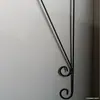 Novo Suporte de Flores de Ferro Forjado de Parede para Varanda Externa Gancho para Pendurar Cesta Gancho para Vasos de Flores Jardim