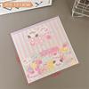 Creativo y lindo soporte para tarjetas de embalaje grande plegable con dibujos animados Aidou, material decorativo para tarjetas pequeñas, bolsa de regalo, tarjeta de embalaje