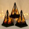 Decoraciones de Halloween, luz nocturna de calabaza portátil, ambiente festivo, decoración de escena para eventos, adornos pequeños, accesorios para fotografía