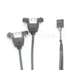 Cable de Datos para Panel de Terminal Dupont de 8 Pines a Usb2.0 A/F Cable de Datos Doble Usb2.0 con Tornillos