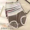 Ropa Interior Cálida Cepillada para Mujer Otoño e Invierno, Suave Cachemir 10A Antibacteriana de Cintura Media Sin Costuras Algodón Puro con Triángulo Extendido en la Entrepierna