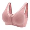 Fábrica de meia-idade e idoso sutiã mãe cueca fina plus size sem fio fivela frontal de algodão confortável colete estilo sutiã idoso
