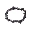 Pulseira de Pedra Natural com Pedrinhas Artesanal Versátil Fofa Colorida Pulseira de Cristal Rosa
