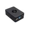 Caixa Case Raspberry Pi 4B Preto Caixa ABS com Ventoinha Case Raspberry Pi 4B