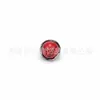 Bolso Onda de Titanio F136 Incrustaciones de Turquesa Roja Tachuelas de Turquesa Tachuelas para Labios Joyería para Piercings de Aleación de Titanio G23 Tachuelas para Cartílago de la Oreja