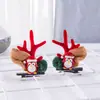 Presilhas de Cabelo com Galhos de Natal, Acessórios de Cabelo de Natal, Presilhas Fofas para Crianças, Presilhas de Cabelo de Rena Desenho Animado Celebridade da Internet, Acessórios de Cabelo para Meninas Atacado