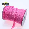 Adorno de Volante de Tela Plisada de 1.0 cm Transfronterizo Colorido En Stock Ropa para Muñecas Adornos de Volante Elástico Unidireccional