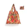 Bolsa de Compras Plegable, Nueva de Gran Capacidad, Bolsa Plegable Ecológica en Stock, Bolsa de Tote de Almacenamiento Plegable Portátil Impresa Creativa