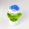 Suministro Transfronterizo de Amazon de Ramilletes de Flores Eternas, Flores Secas, Flores de Hilo, Flores Artificiales Tejidas, Mini Adornos para Coche al por Mayor
