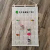 Bolsa de Registro de Consumo de Agua para Jardín de Infantes Lienzo Montada en la Pared Ranura para Tarjeta de Chequeo Matutino de Salud Bolsa de Almacenamiento Registro Preciso de los Tiempos de Consumo de Agua