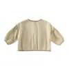 Outono de 2025 Roupas Infantis Novas Roupas de Outono Infantis Meninas Meninos Cardigãs Amigo da Pele Estilo Casual Estilo Coreano Jaquetas de Algodão Lavado