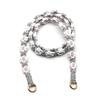 Cordão de tecido com flor margarida, chave, telefone celular, cordão anti-perda, bolsa feminina, alça de ombro, decoração simples, novo, internacional