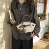 Bolsas de Mujer Transfronterizas 2026 Nueva Moda Retro Bolso Cruzado de Cuero Mate para Mujer Bolso de Mano Súper Popular Bolso Cesta para Mujer