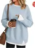 Estación Independiente Europea y Americana Transfronterizo Amazon Nuevo Estilo Falso Dos Piezas Sudadera con Capucha Casual Holgada de Manga Larga para Mujer