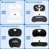 Artefacto Personalizado del Fabricante para Corrección de Postura al Sentarse y Protección Lumbar Tipo Punzón con Velcro y Respaldo Adhesivo Gancho de Inyección Autoadhesivo Velcro de Almohadilla