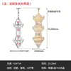 Hall de Villa Duplex Lustre de Cristal Luxo Leve Escada Luxuosa Luz Lustre Grande Sala de Estar Mezanino Hall Lustre