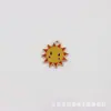 Serie de planetas del universo espacial pendientes de aleación con gota de aceite anillo colgante joyería colgante para el cabello accesorios de joyería diy