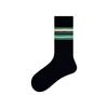 Calcetines de Nuevo Estilo Coreano para Mujer, Calcetines a Rayas Modernos de Doble Aguja Transpirables Absorbentes de Sudor, Calcetines de Algodón sin Costuras Maillard, Calcetines de Moda hasta la Media Pantorrilla