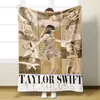 Cobertor de flanela do cantor Taylor Swift manta decoração de manta manta estampada Taylor Swift