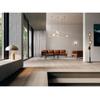 Lámpara de araña de cristal de tres cabezas para restaurante, moderna y de lujo, estilo nórdico, estilo bar, para habitación, dormitorio, mesita de noche, de diseño
