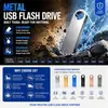 20 Años Fábrica Granel Logo Personalizado 64GB Metal Mini Unidad Flash USB