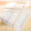 Novo design transfronteiriço em aço inoxidável, pulseira ajustável simples em fio plano em forma de coração, joia versátil em aço titânio banhado a vácuo em ouro 18K
