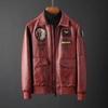 Roupas Casuais de Couro Masculinas Chegada Nova Primavera e Outono de 2023 Jaqueta de Couro Gola Lapela Roupa de Moto Casaco Tendência Versátil Roupa Casual para Homens