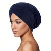 Aliexpress 2024 Novo Modelo Multicor Cor Sólida Costas Cruzadas Cobertura para Cabelo Elástico Base de Chapéu Boné em Estoque