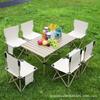 Juego de Mesa y Sillas Plegables para Exteriores, Silla Luna, Silla de Pesca, Silla para Dibujar, Taburete Plegable para Picnic de Camping, Taburete Plegable para el Hogar