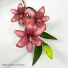 Lírios Simulados Decorações de Casamento para Casa Flores Simuladas Ornamentos de Chão e Mesa para Interior Flores em Garrafa Flores Artificiais Florais
