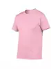 Camiseta de algodón de manga corta para hombre y mujer, verano, cuello redondo, corte ajustado, camiseta deportiva de talla grande, top, color liso, camiseta publicitaria