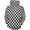 Sudadera con capucha y cremallera estilo cárdigan con estampado europeo y americano transfronterizo, sudadera con capucha de marca de tendencia con estampado digital