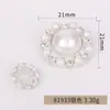 Botones de Perla, Botones Tachonados de Diamantes, Botones Cosidos a Mano para Abrigos de Tweed y Prendas de Punto, Botones de Pedrería, Botones Cosidos a Mano
