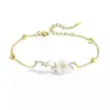 Pulsera de Camelia, Lujo Accesible y Pulsera de Flor de Nácar Imitación de Alta Gama, Moda de Nicho y Pulsera Fresca Incrustada con Diamantes para Niñas