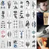 Calcomanías de Tatuaje Impermeables y de Larga Duración Estudiantes Femeninas Lindas Artificiales Pequeñas Frescas Clavícula Dedo Estilo Hyuna Tatuaje de Dibujos Animados